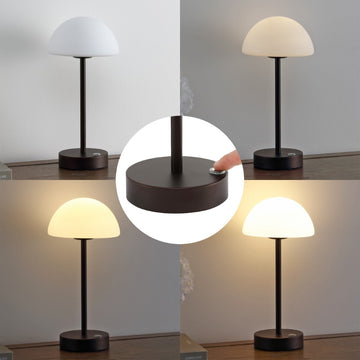 Xavier 12.5" Modern Minimalist Iron Rechargeable Integrated LED Table Lamp - JONATHAN Y